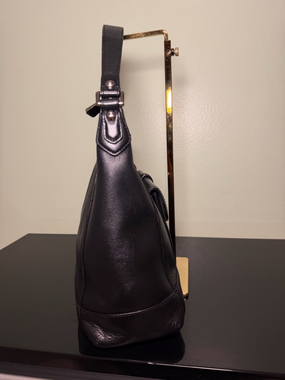 Coach 2014 F29881 Black Leather Charlie Hobo bag - Picture 4 of 9